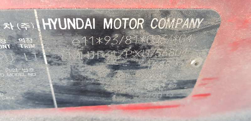 HYUNDAI LANTRA BERLINA (RD) 1.9 D GLS Motor 1,9 Ltr. - 50 kW Diesel CAT