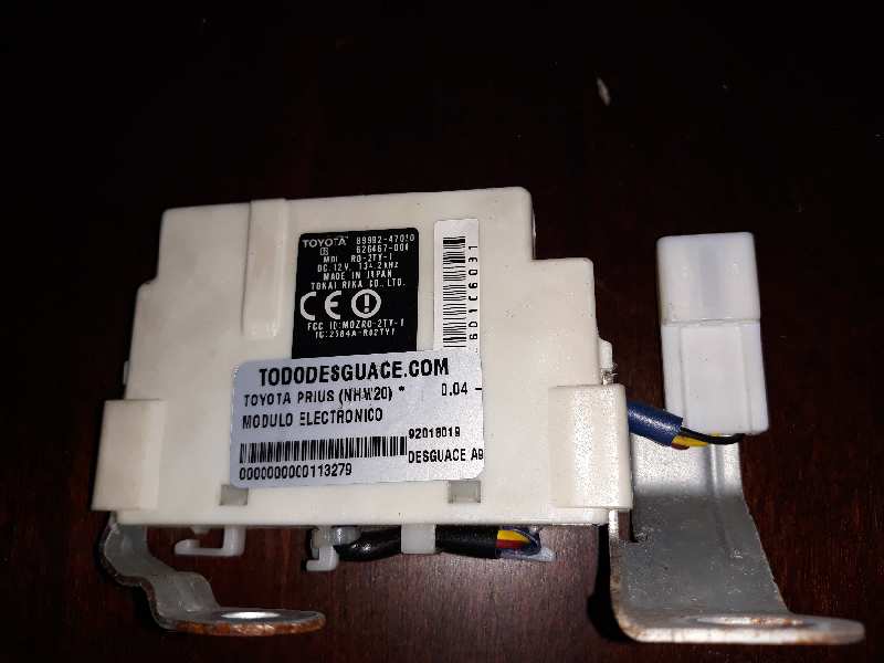 MODULO ELECTRONICO TOYOTA PRIUS (NHW20) *   |   0.04 - 0.09