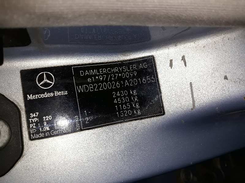 MERCEDES CLASE S (W220) BERLINA 320 CDI (220.026)   |   08.99 - 12.02