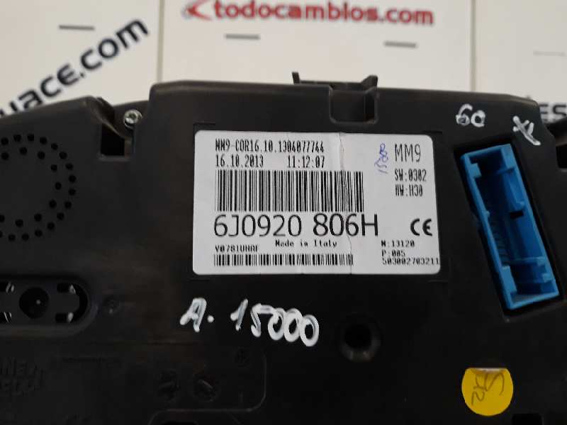 CUADRO INSTRUMENTOS SEAT IBIZA (6J5) Ecomotive