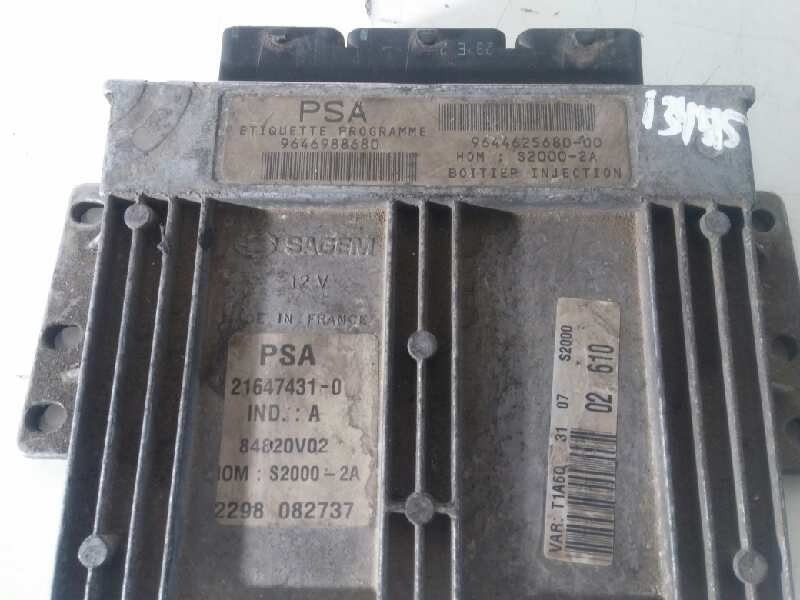 CENTRALITA MOTOR UCE PEUGEOT 206 BERLINA *