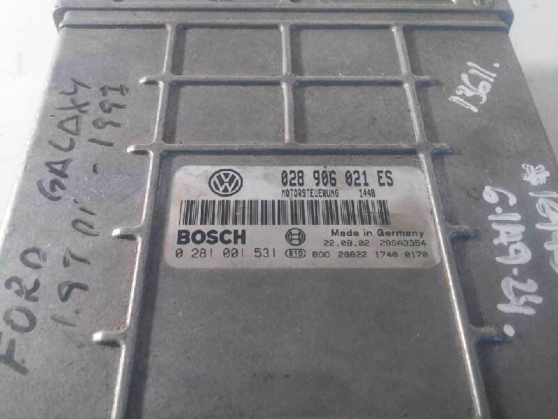 CENTRALITA MOTOR UCE VOLKSWAGEN SHARAN (7M8) 1.9 TDI