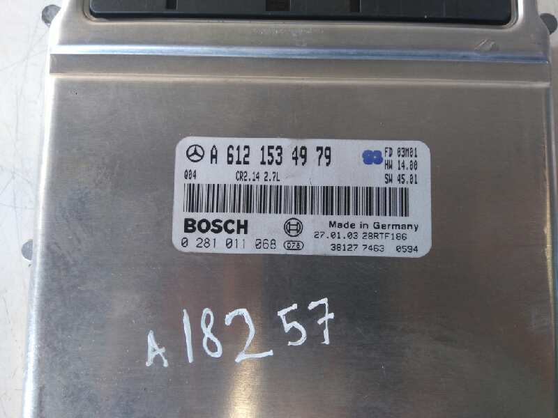 CENTRALITA MOTOR UCE MERCEDES CLASE C (W203) FAMILIAR C 270 T CDI (203.216)   |   01.01 - 12.05