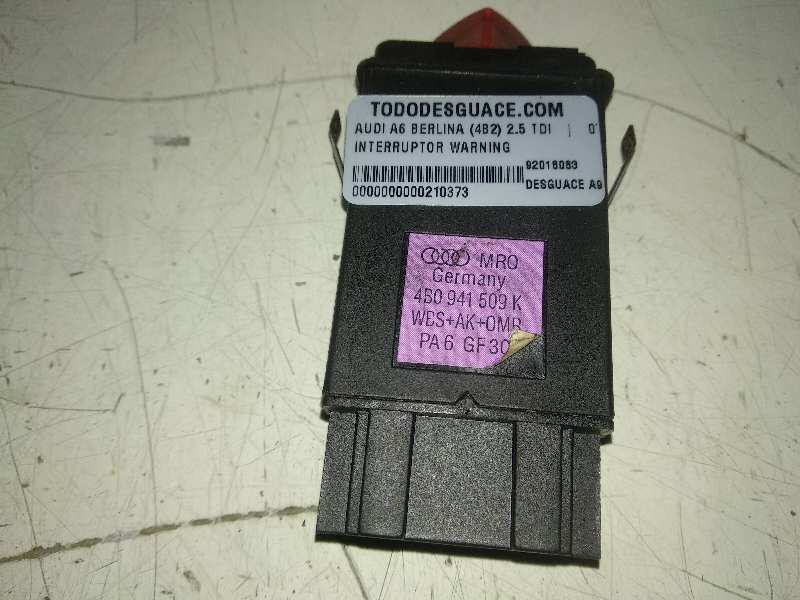 INTERRUPTOR WARNING AUDI A6 BERLINA (4B2) 2.5 TDI
