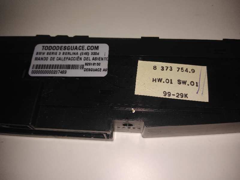 MANDO DE CALEFACCIÓN DEL ASIENTOS BMW SERIE 3 BERLINA (E46) 320d   |   09.01 - 12.06