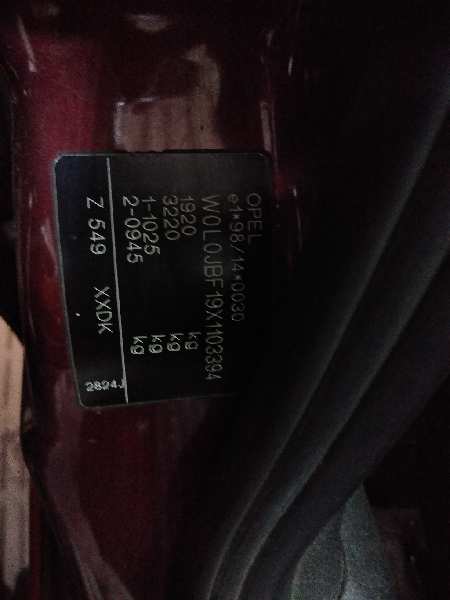 OPEL VECTRA B BERLINA Básico (1999->) Motor 2,0 Ltr. - 74 kW DTI foto 4