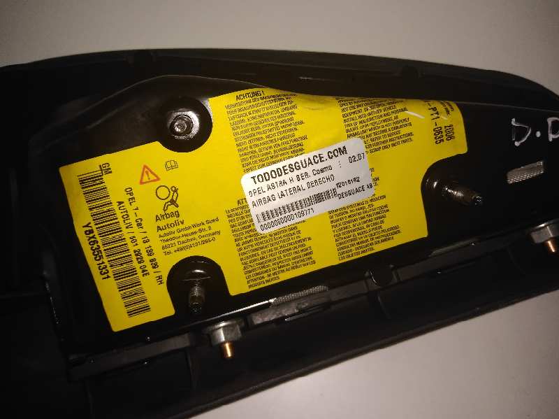 AIRBAG LATERAL DERECHO OPEL ASTRA H BER. Cosmo
