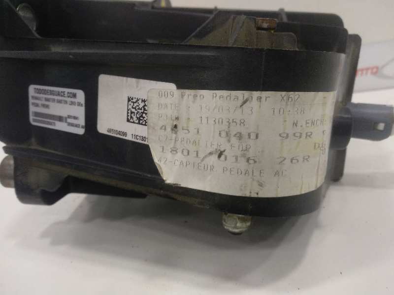 PEDAL FRENO RENAULT MASTER KASTEN L2H3 GKa 3,5t   |   08.10 - 12.18