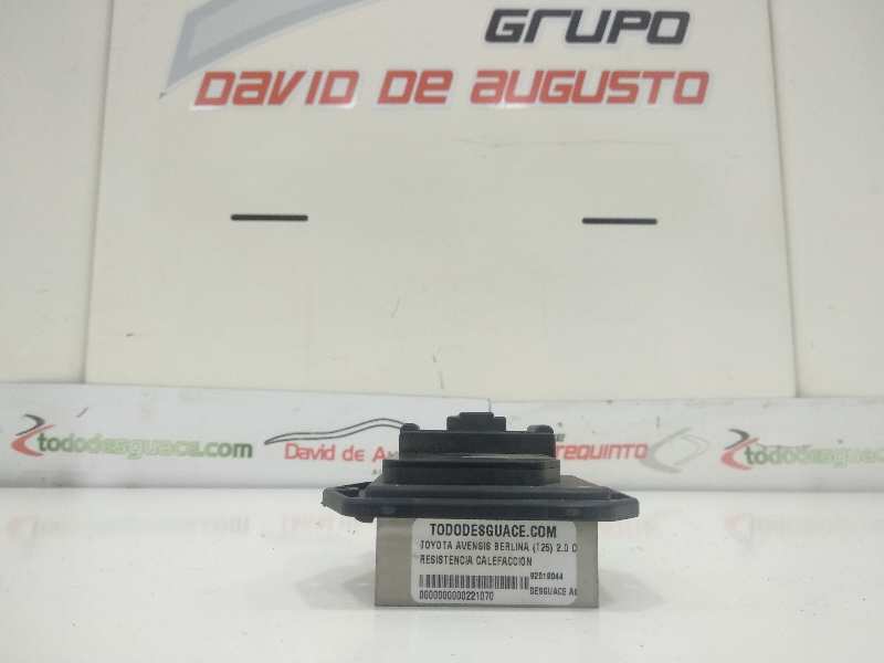 RESISTENCIA CALEFACCION TOYOTA AVENSIS BERLINA (T25) 2.0 D4-D Executive Berlina (5-ptas.)   |   0.03 - ...