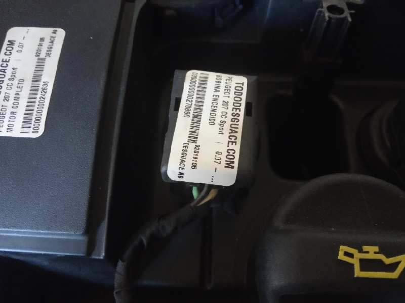 BOBINA ENCENDIDO PEUGEOT 207 CC Sport   |   0.07 - ...