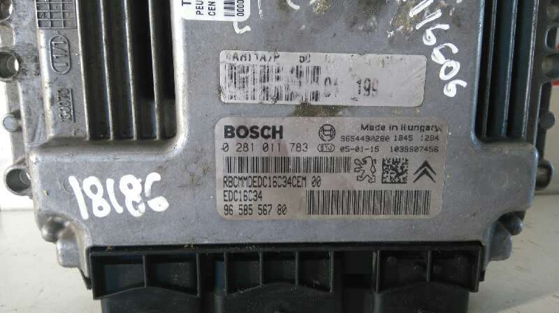 CENTRALITA MOTOR UCE PEUGEOT 206 BERLINA 1.4 16V CAT (KFU / ET3J4)