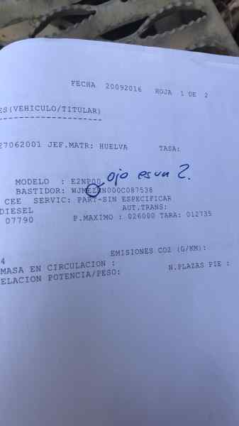 TOMA FUERZA IVECO EUROTECH CURSOR (MH) FSA   (440 E 31) Tráfico urbano   |   01.99 - 12.03