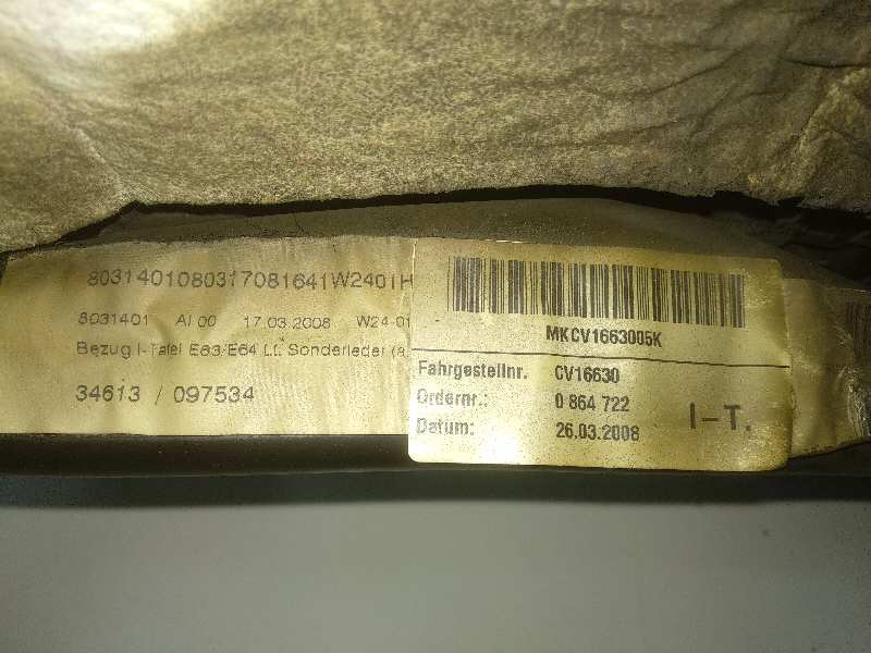 KIT AIRBAG BMW SERIE 6 COUPE (E63) 635d