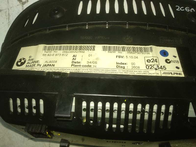 DISPLAY CENTRAL BMW SERIE 3 BERLINA (E90) 320d   |   03.10 - 12.11
