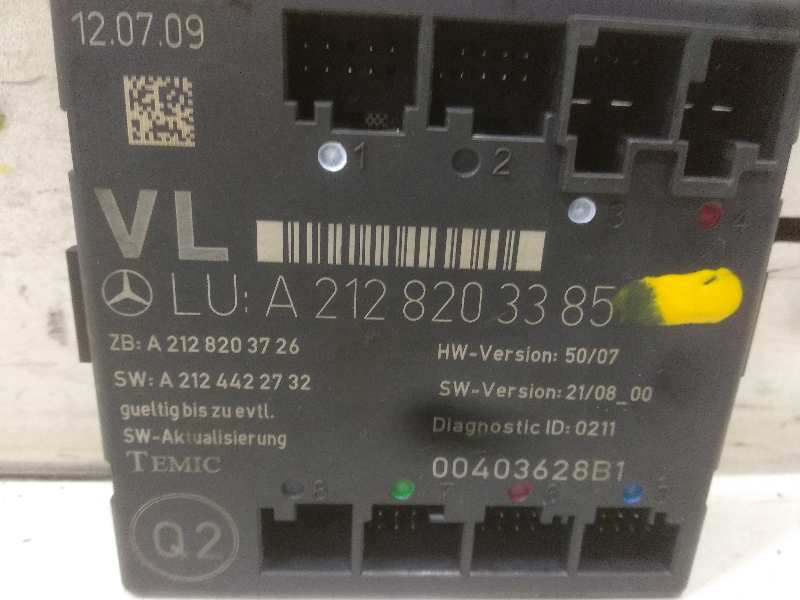 MODULO CONTROL PUERTA DELANTERA IZQUIERDA
