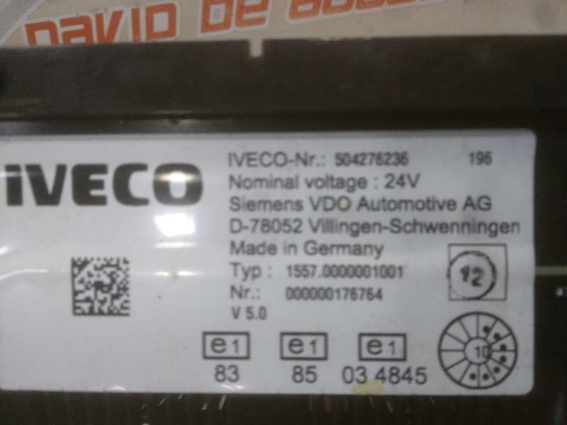 CUADRO INSTRUMENTOS IVECO STRALIS (AS) FSA T / P  4X2 Gran espacio   |   02.02 - 12.06