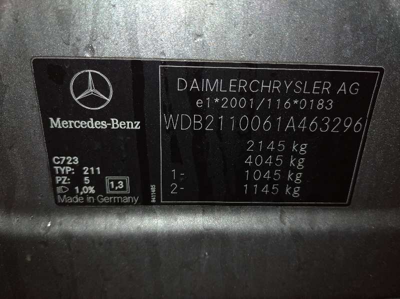 MERCEDES CLASE E (W211) BERLINA E 220 CDI (211.006)   |   01.02 - 12.06 foto 2