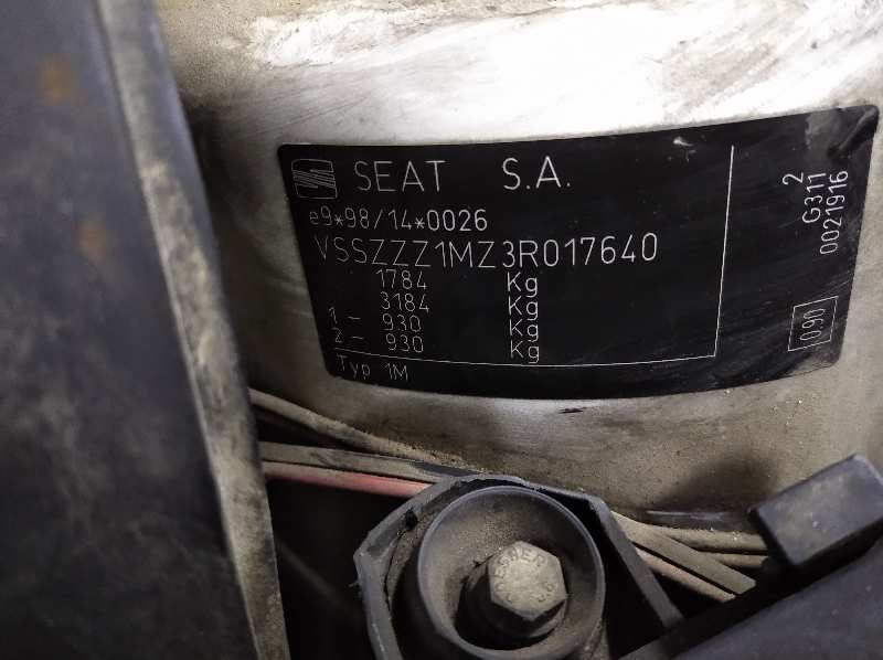 SEAT TOLEDO (1M2) Select Motor 1,9 Ltr. - 66 kW TDI foto 4