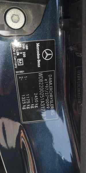 MERCEDES CLASE S (W220) BERLINA 320 CDI (220.025)   |   08.02 - 12.05