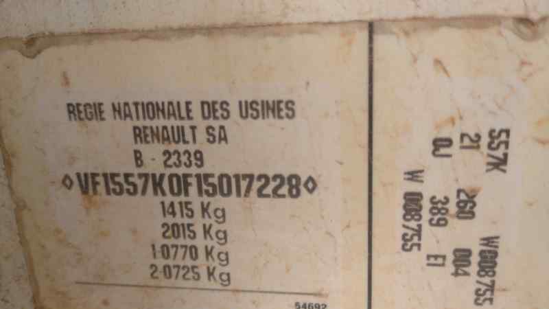 RENAULT CLIO I FASE I+II (B/C57) 1.2 Alize Motor 1,2 Ltr. - 43 kW