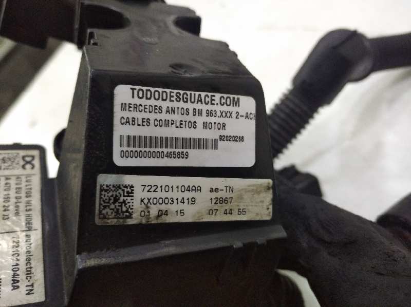 CABLES COMPLETOS  MOTOR MERCEDES-BENZ ANTOS BM 963.XXX 2-ACHSER 18XX 4x2 OM470 SZM M ClassicSpace