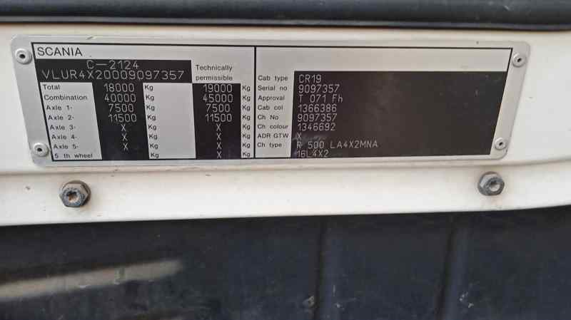 SCANIA SERIE P/G/R (C-CLASE) FSa R500 (4x2) Largura mediana CR 16   |   06.04 - ... foto 5