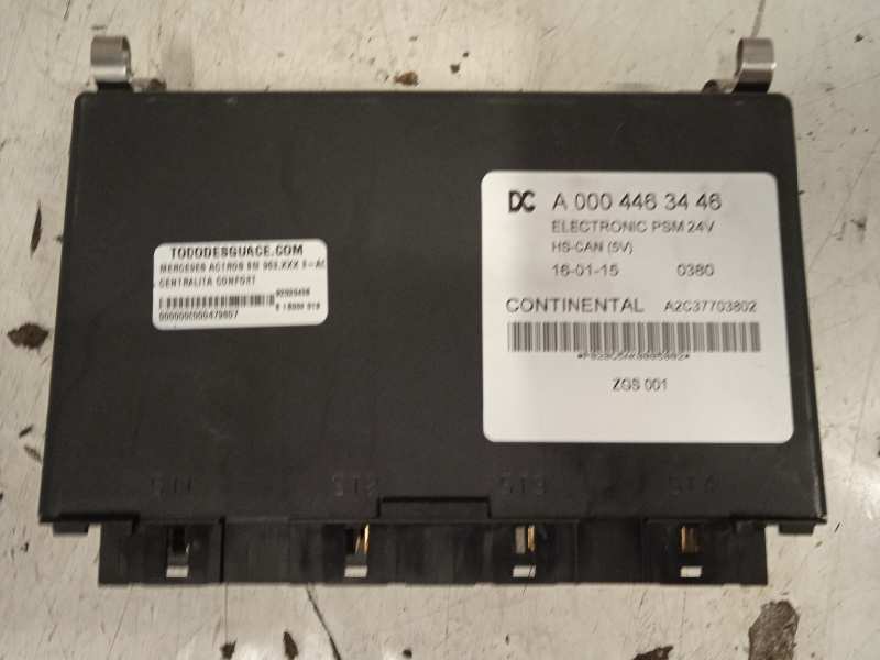 CENTRALITA CONFORT MERCEDES ACTROS BM 963.XXX 3-ACHSER 25XX 6x2 OM470 Fahrgestell L BigSpace   |   06.12 - 12.19