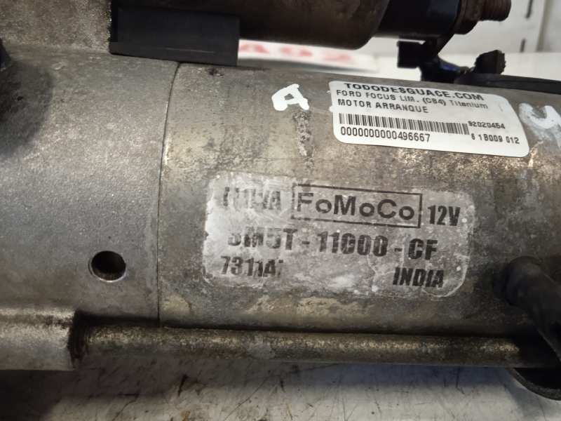 MOTOR ARRANQUE FORD FOCUS LIM. (CB4) Titanium   |   12.07 - 12.11