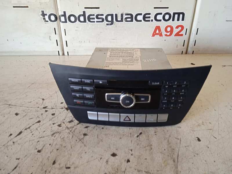 SISTEMA AUDIO / RADIO CD MERCEDES CLASE C (W204) LIM. C 220 CDI BlueEfficiency (204.002)   |   01.11 - 12.14