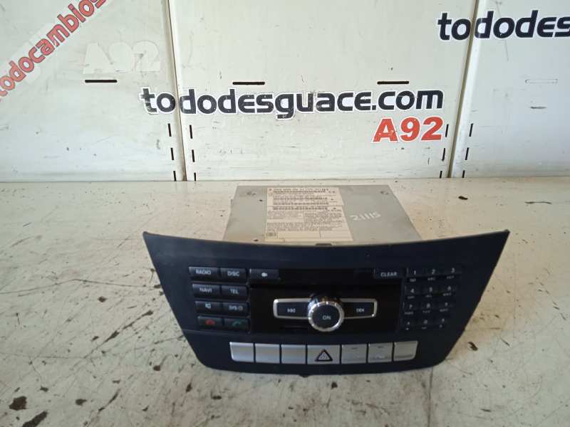 SISTEMA AUDIO / RADIO CD MERCEDES CLASE C (W204) LIM. C 220 CDI BlueEfficiency (204.002)   |   01.11 - 12.14