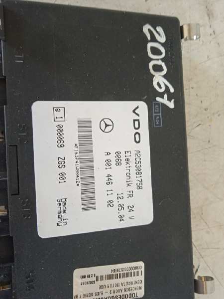 CENTRALITA MOTOR UCE MERCEDES AXOR 2 - EJES SERIE / BM 944 1840  4X2   OM 457 LA L (Largo)   |   08.01 - 12.06