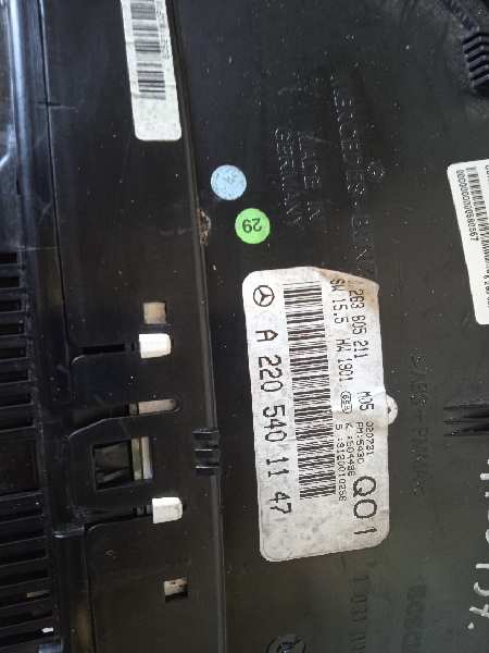 CUADRO INSTRUMENTOS MERCEDES CLASE S (W220) BERLINA 320 CDI (220.025)   |   08.02 - 12.05