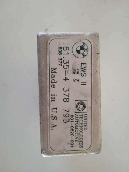MODULO INMOVILIZADOR BMW SERIE 3 BERLINA (E36) 318i   |   01.91 - 12.98