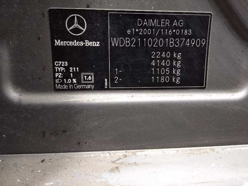 MERCEDES CLASE E (W211) BERLINA E 280 CDI (211.020)   |   05.05 - 12.09