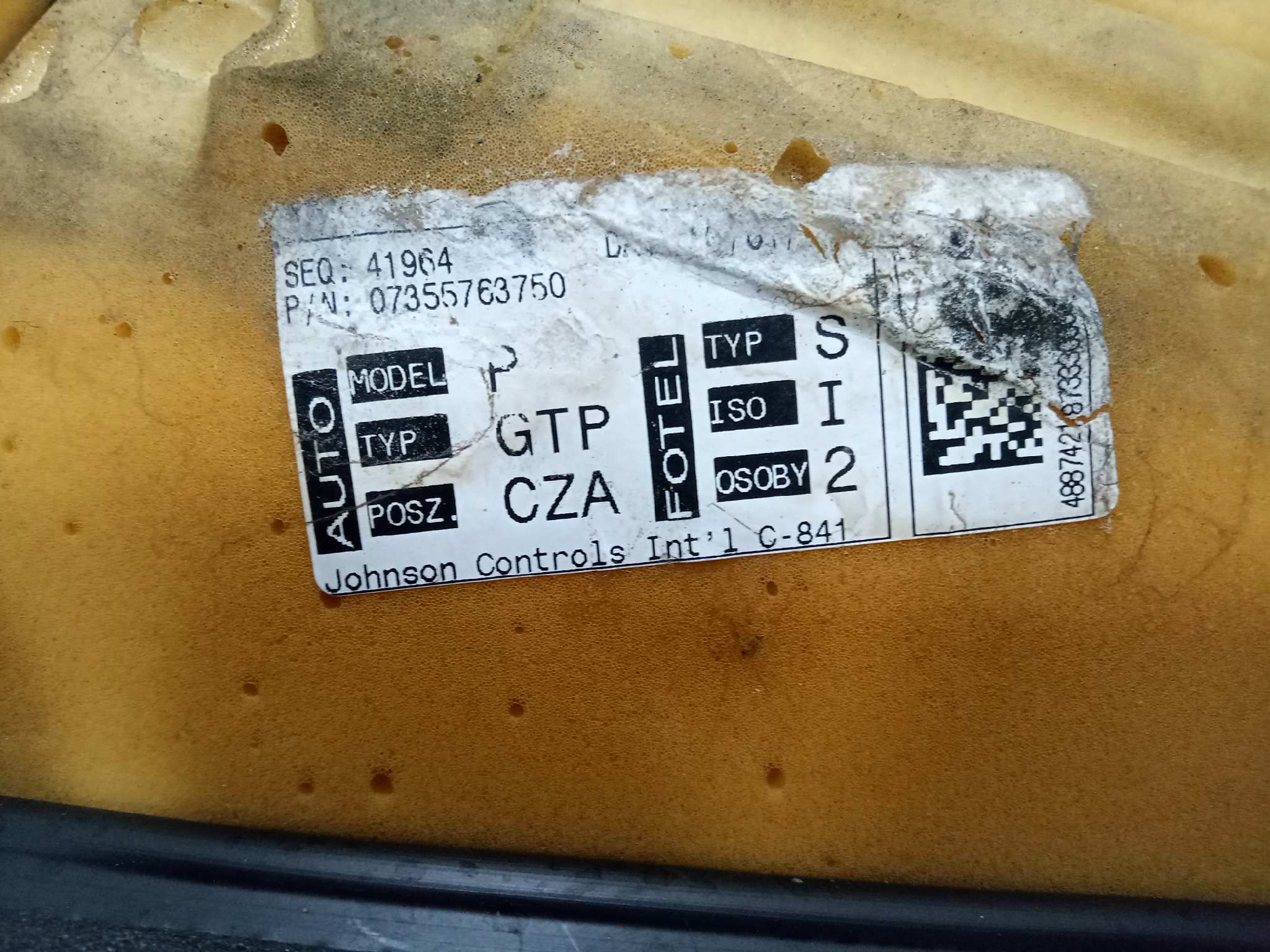 ASIENTO TRASERO FIAT 500 (312) LOUNGE