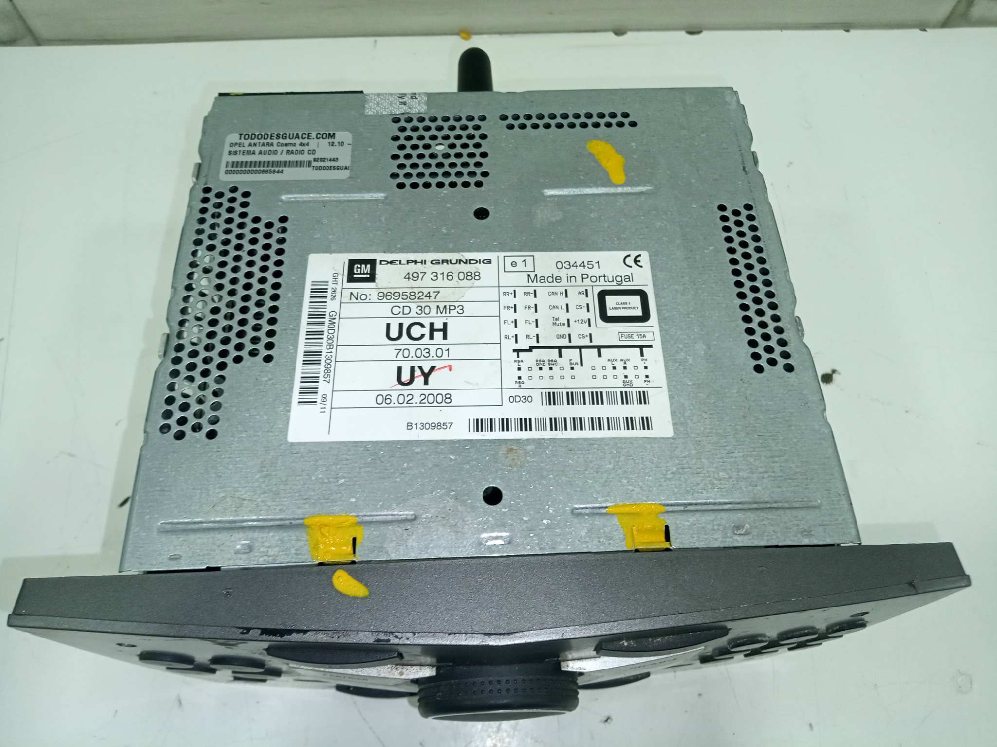 SISTEMA AUDIO / RADIO CD foto 3