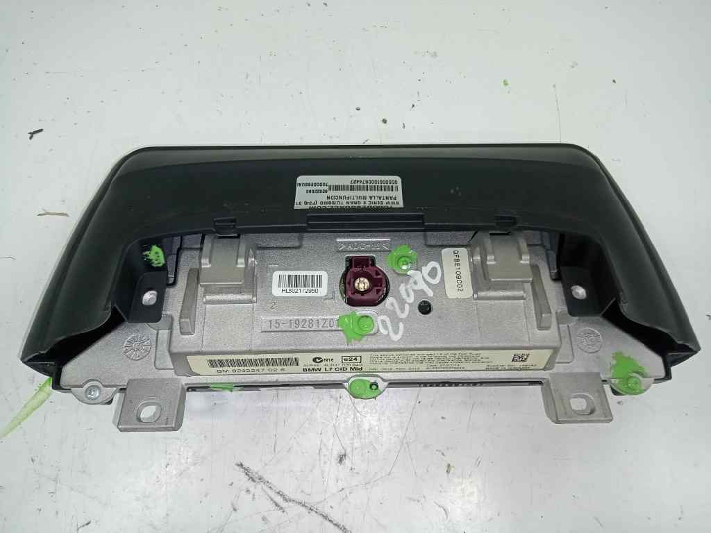 PANTALLA MULTIFUNCION BMW SERIE 3 GRAN TURISMO (F34) 318d   |   03.13 - 12.15