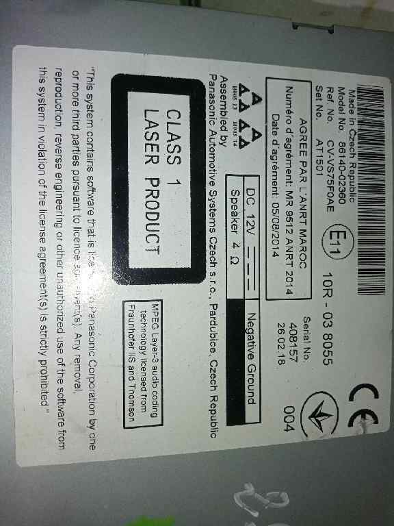PANTALLA TOYOTA AURIS Hybrid Active   |   09.12 - 12.19
