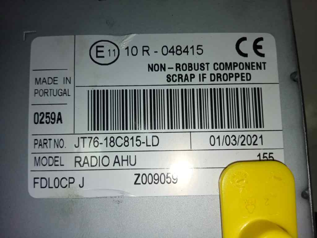 SISTEMA AUDIO / RADIO CD FORD TOURNEO CONNECT Titanium   |   06.18 - 12.20