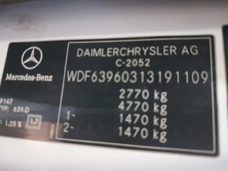 MERCEDES VITO (W639) BASIC, COMBI 111  CDI  Compacto  (639.601)   |   01.04 - ...