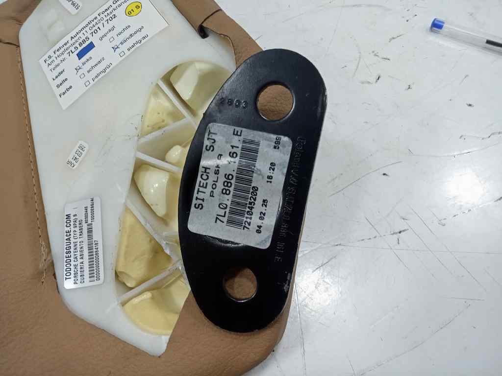 CUBIERTA ASIENTO TRASERO PORSCHE CAYENNE (TYP 9PA) S   |   08.02 - 12.07