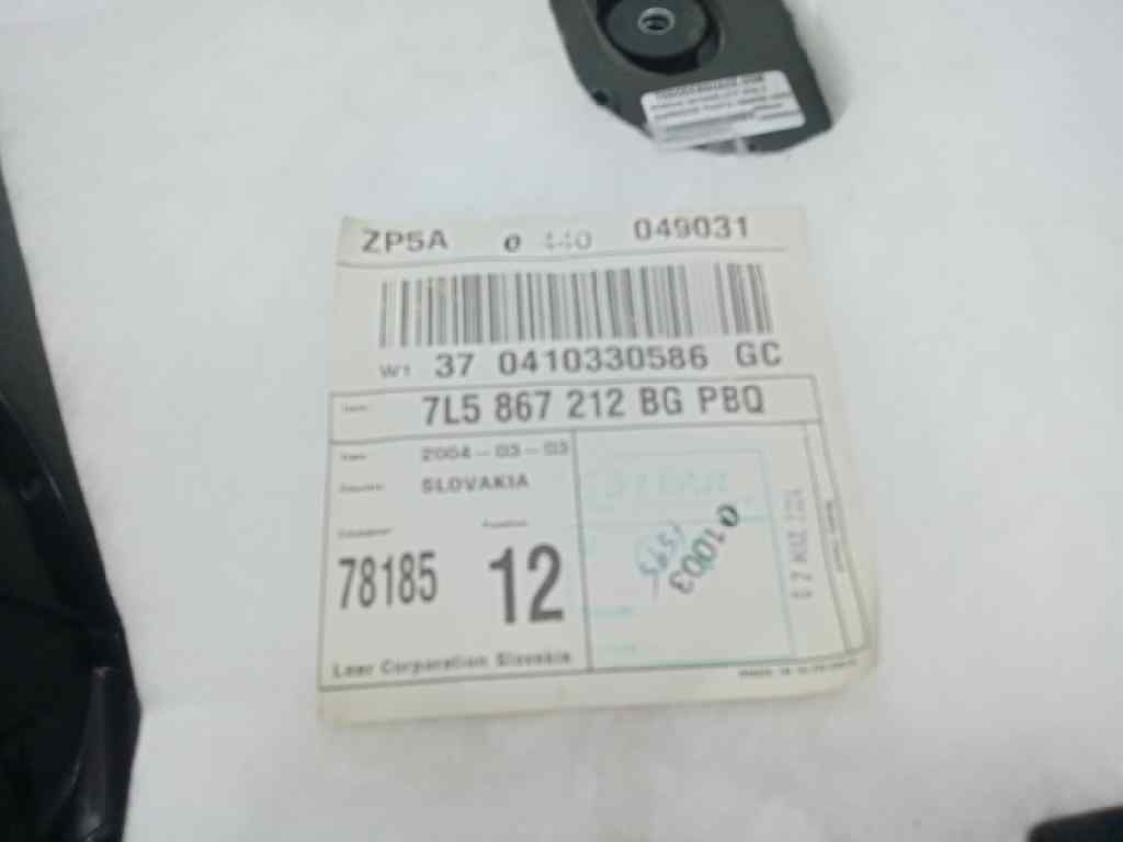 GUARNECIDO PUERTA TRASERA DERECHA PORSCHE CAYENNE (TYP 9PA) S   |   08.02 - 12.07