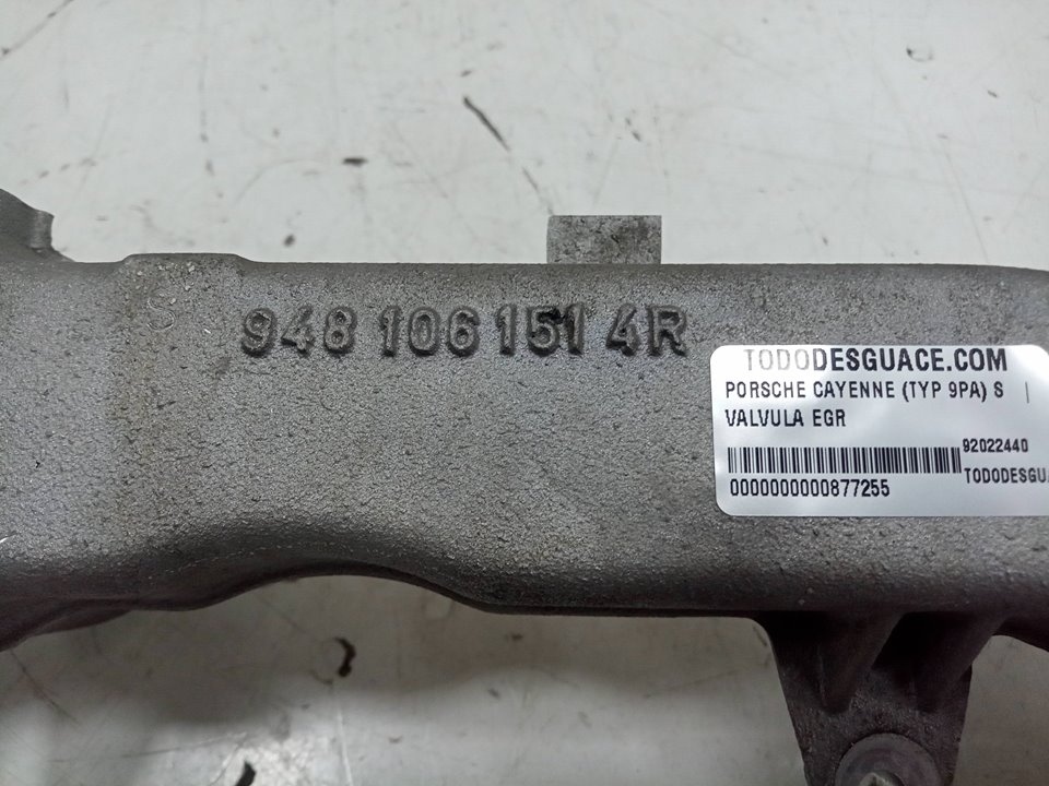 VALVULA EGR PORSCHE CAYENNE (TYP 9PA) S   |   08.02 - 12.07