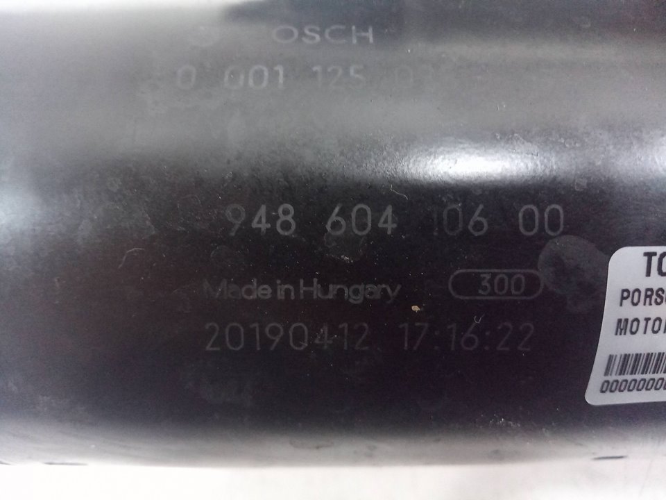 MOTOR ARRANQUE PORSCHE CAYENNE (TYP 9PA) S   |   08.02 - 12.07