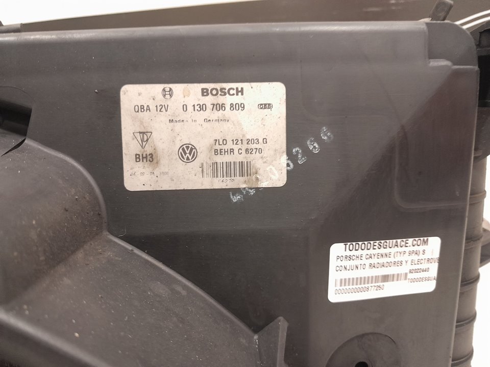 CONJUNTO RADIADORES Y ELECTROVENTILADOR PORSCHE CAYENNE (TYP 9PA) S   |   08.02 - 12.07