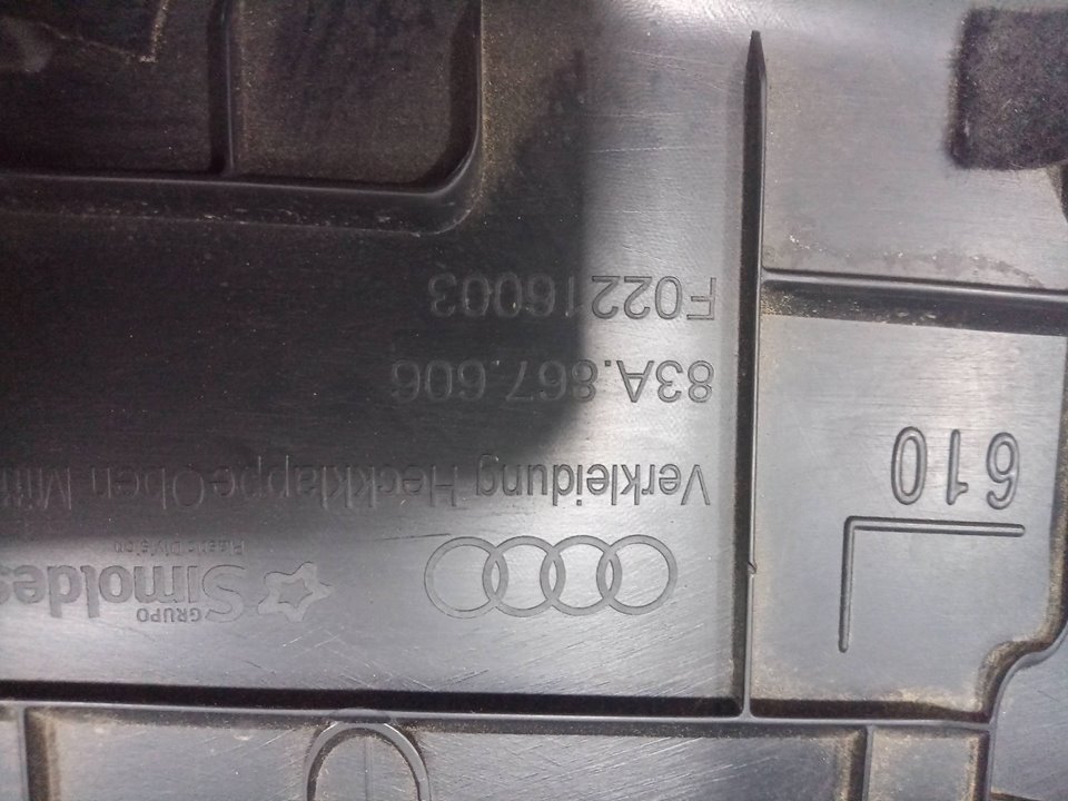 EMBELLECEDOR PORTON TRASERO AUDI Q3 (8UG) Attraction   |   01.15 - 12.18
