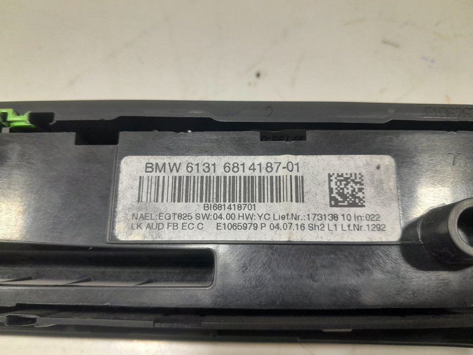 CARCASA CENTRAL DE CONSOLA BMW SERIE 3 GRAN TURISMO (F34) 318d   |   03.13 - 12.15