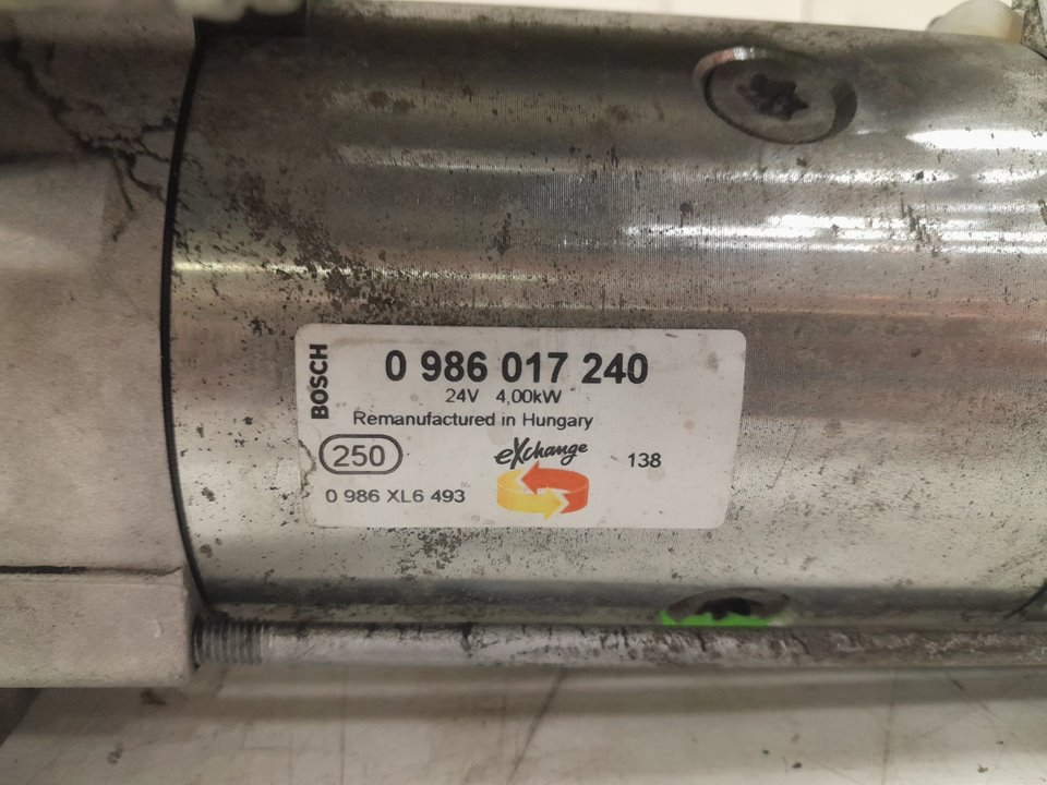 MOTOR ARRANQUE MERCEDES ATEGO 6-CIL. 4X4 BM 970/2/6 1328  (4X4)  OM 906 LA L (Largo)   |   09.97 - ...