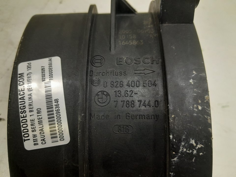 CAUDALIMETRO BMW SERIE 1 BERLINA (E81/E87) 120d