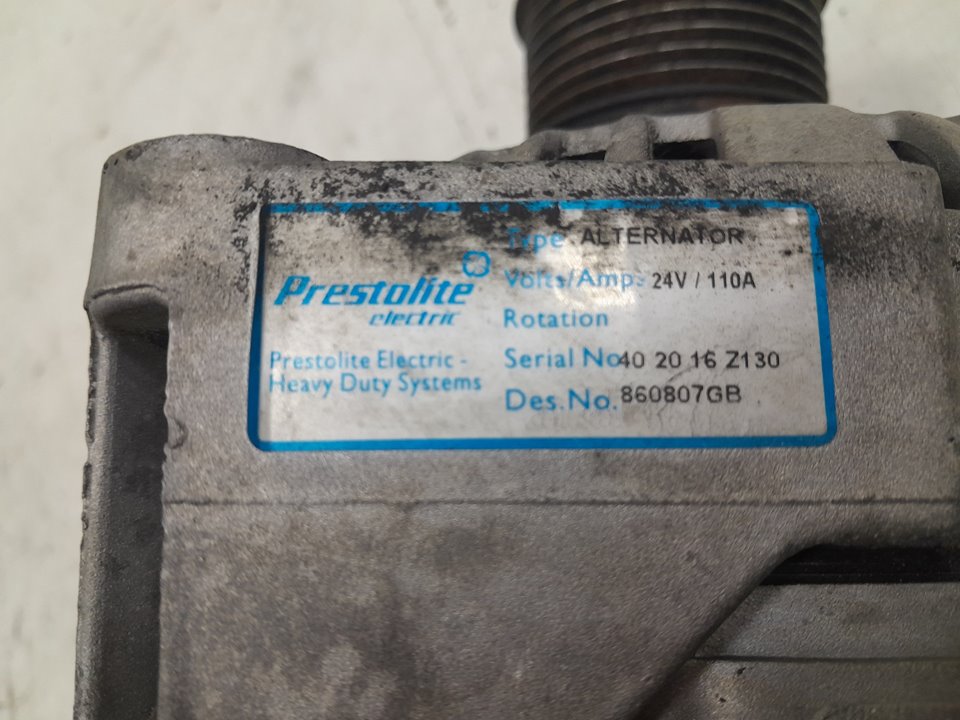 ALTERNADOR MERCEDES ATEGO 2-EJES 18 T /BM 950/2/4 *   |   0.97 - 0.04